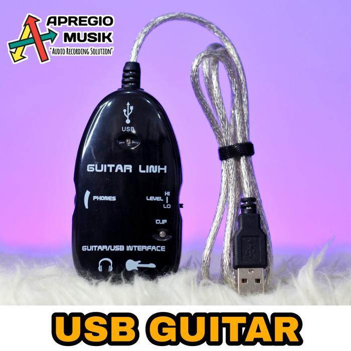 Best Seller Guitar Link Usb + Bonus Soft Efek Gitar Lengkap Original