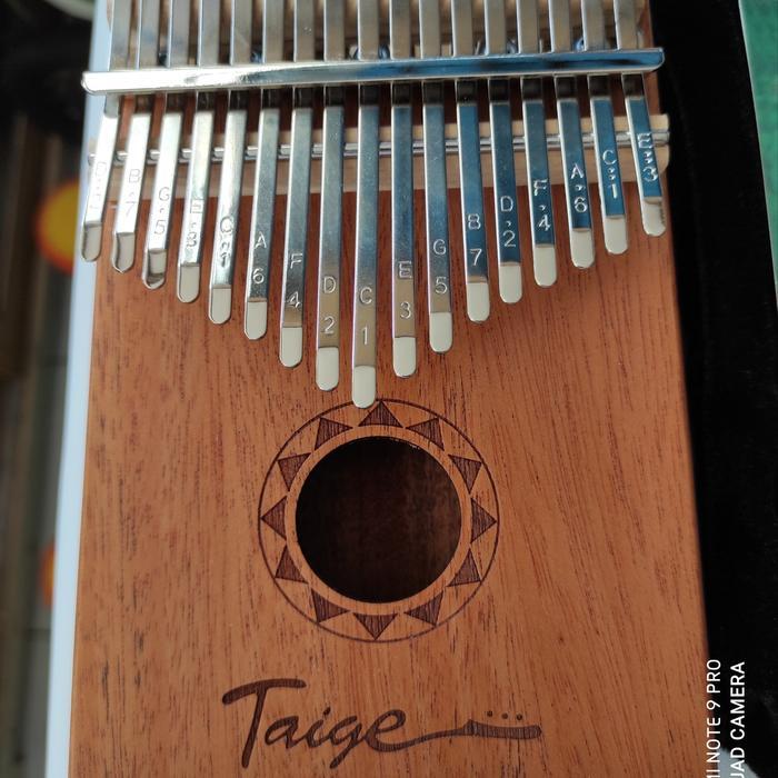 KALIMBA 17 KEY MEREK TAIGE KAYU MAHOGANI/CALIMBA - CDEL