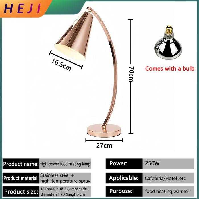 Food Warmer Stainless Set Rotatable Food Warmer Buffet Insulation Lamp Catering Equipment Food Lamp