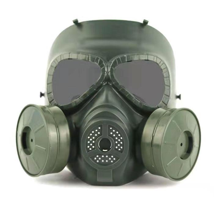 Masker Airsoft Kipas Protective Gas Mask Tactical Full Face Mask Army Terpercaya