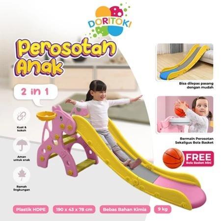 Doritoki Mainan Anak Perosotan Mobil / Mainan Perosotan / Perosotan Anak / Perosotan Mainan /