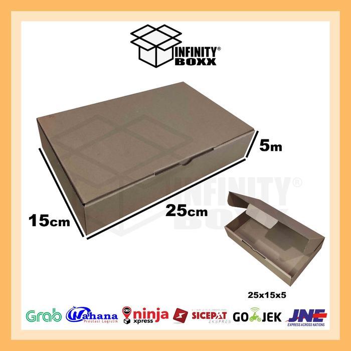 kotak kardus pizza box die cut ukuran 25x15x5