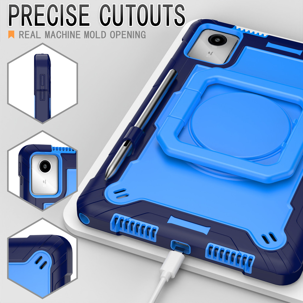 Multi-function tablet case for Lenovo Tab M11/K11 (2024) 11Inch Xiaoxin Pad 11 2024, 3-in-1 design,