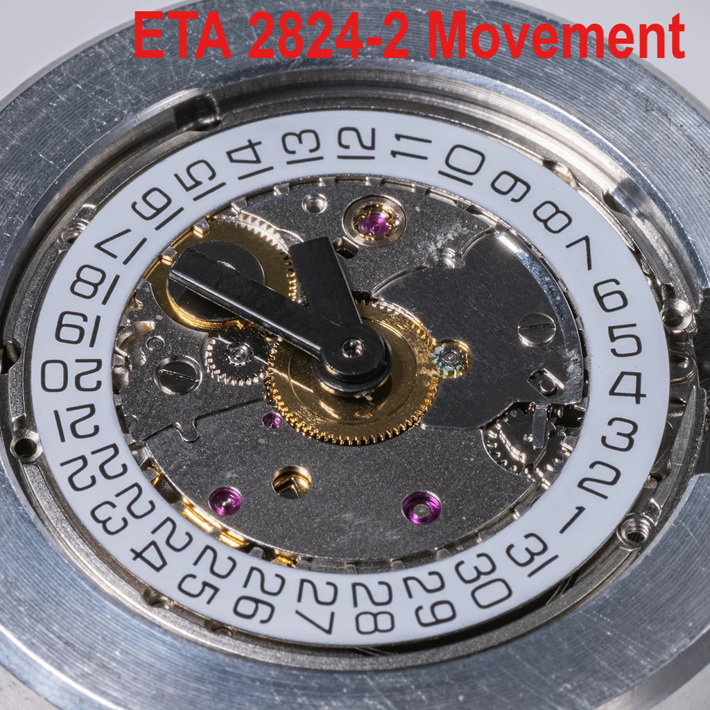NEW ETA 2824-2 Automatic Mechanical Movement ST2130 Mod Replacement PT5000 Mechanism Silver Movement