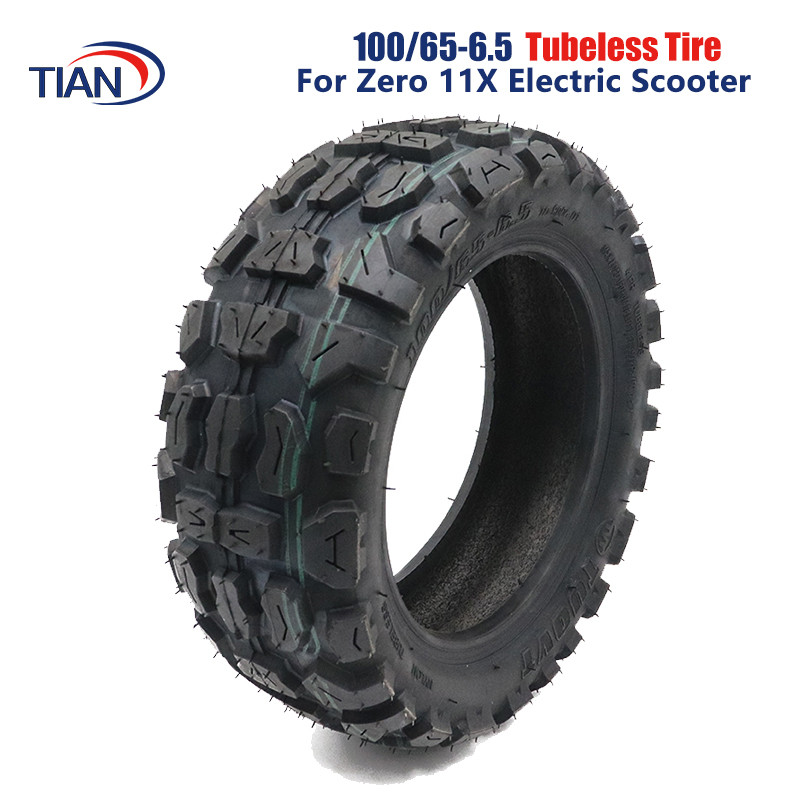 100/65-6.5 Tubeless Tire for Dualtron Thunder Speedual Plus Zero 11X Electric Scooter 11 Inch 90/65-