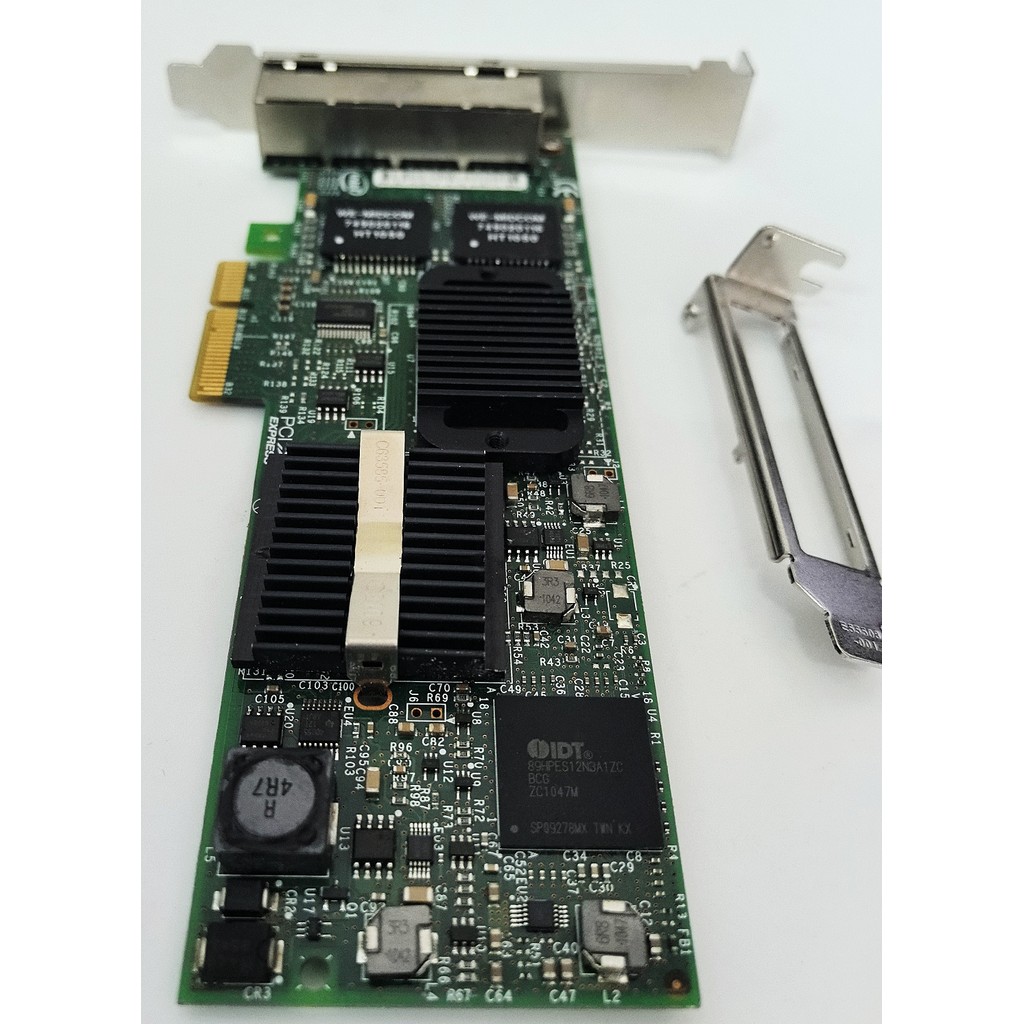 Genuine INTEL 82576GB E1G44ET2 0HM9JY 0H092P 0YT674 Network Card Quad Port RJ-45 Ethernet