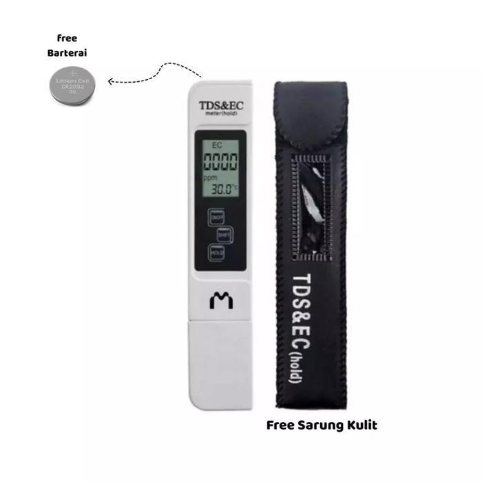 "New" TDS Dan EC Meter Alat Pengukur Pada Hidroponik Tds & EC Meter ORIGINAL