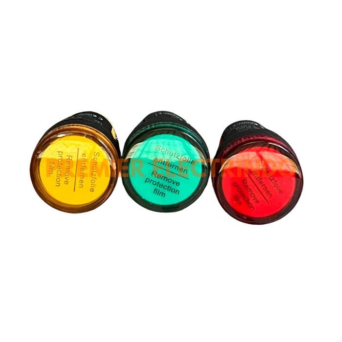 PAKET PANEL BOX INDOOR 1MM + LAMPU PILOT ( MERAH , KUNING , HIJAU ) - BOX PANEL LISTRIK DAN LAMPU