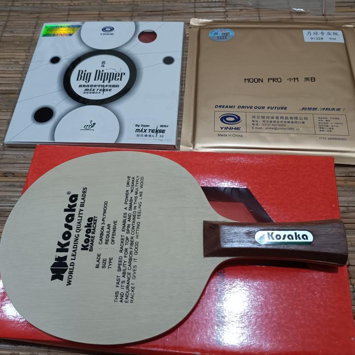 PAKET BET TENIS MEJA KOSAKA GERGELY PLUS YINHE BIG DIPPER ORIGINAL