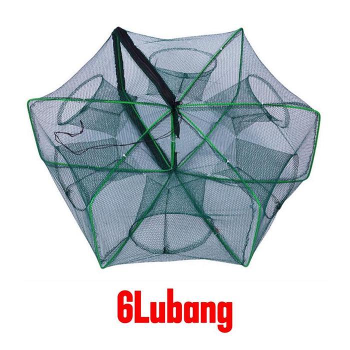 Promo Perangkap Ikan Jebakan Udang Lobster Lele Jaring Nilon Bubu Jaring 6, 8, 10, 12, 16 Dan 20