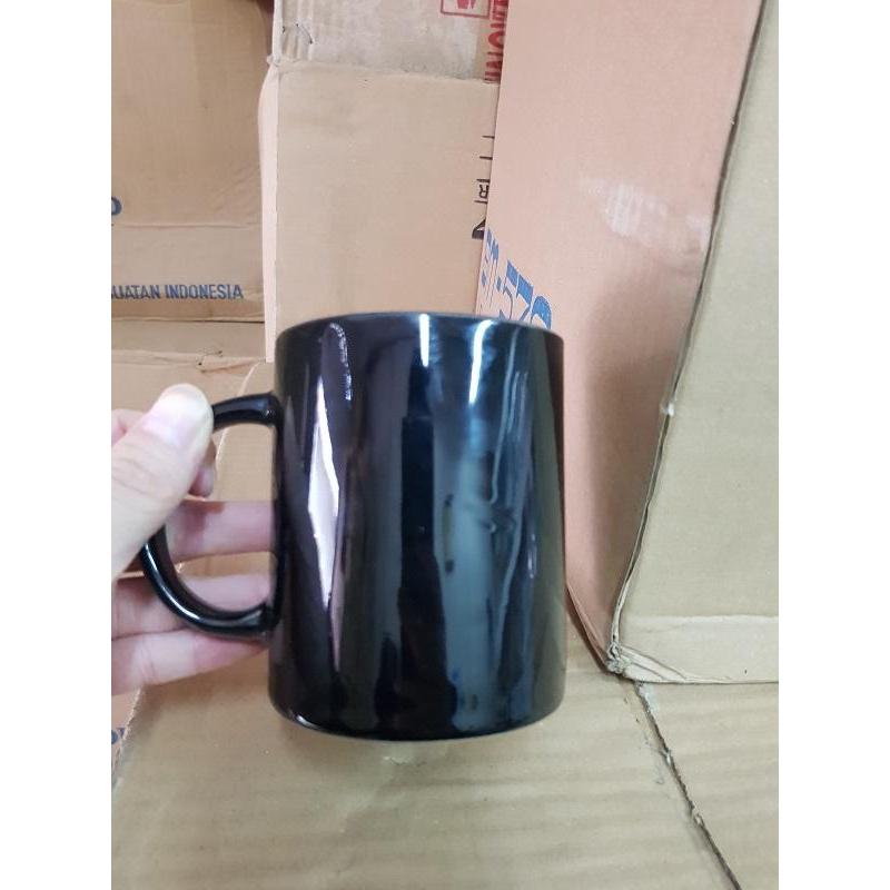 MUG KERAMIK HITAM/ GELAS KERAMIK/ MUG