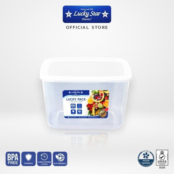 Lucky Star- Toples Plastik Lucky Pack 1800 ml / Wadah Plastik / Food Container / TOPLES SERBAGUNA