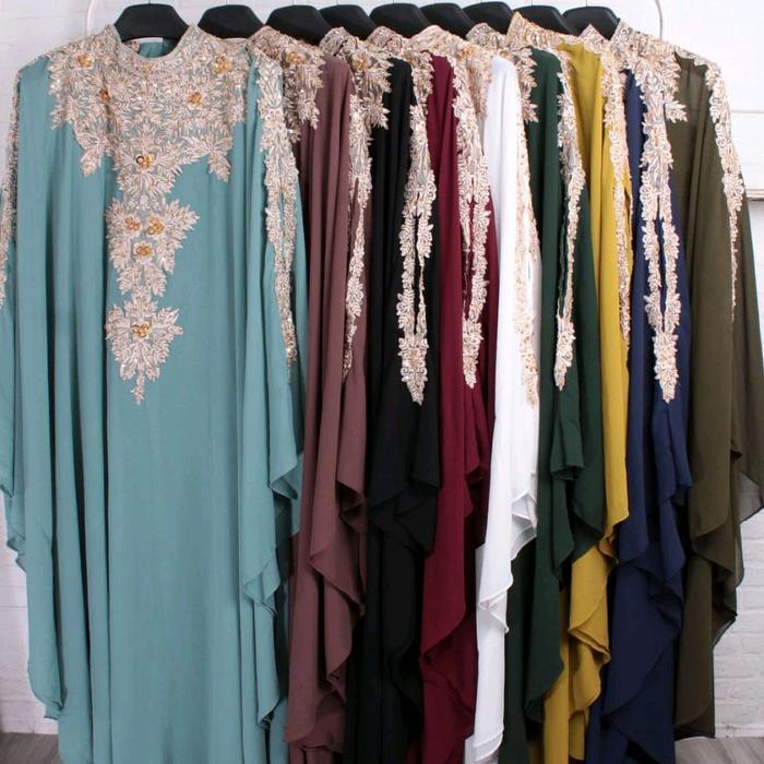 Kaftan Claudia Free Inern Dress Muslim Dewasa
