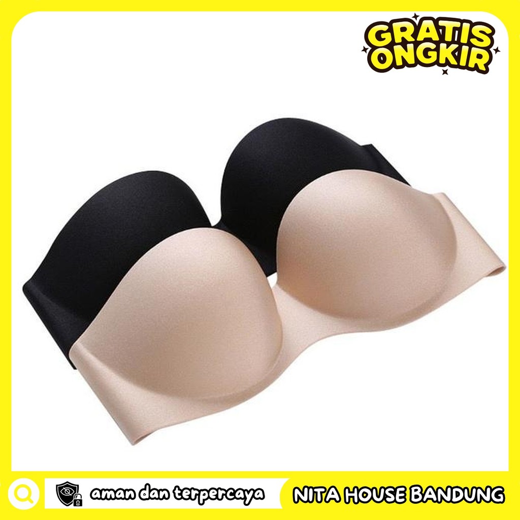 BRA WANITA PUSH UP TANPA TALI BRA SEAMLESS PRIVASI AMAN