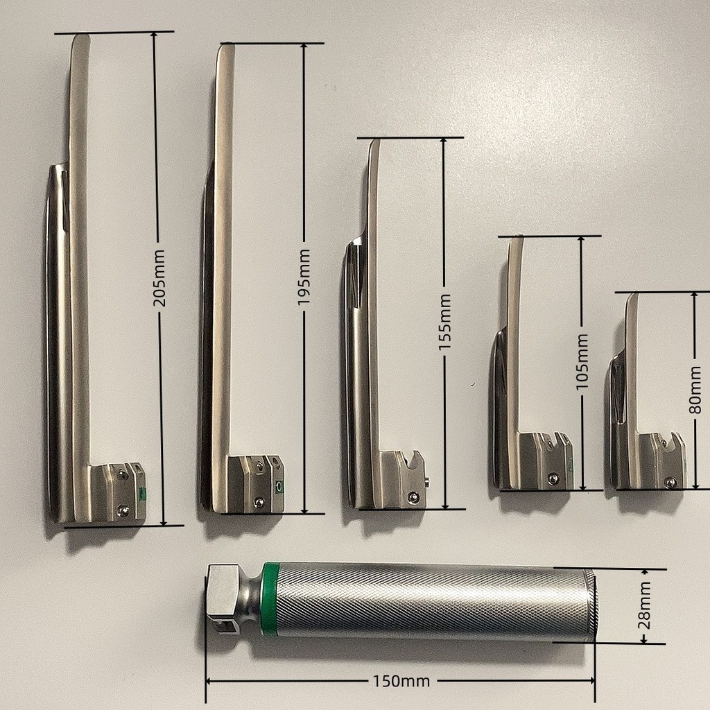 Pet animal specific fiber optic laryngoscope intubation anesthesia laryngoscope pet laryngoscope