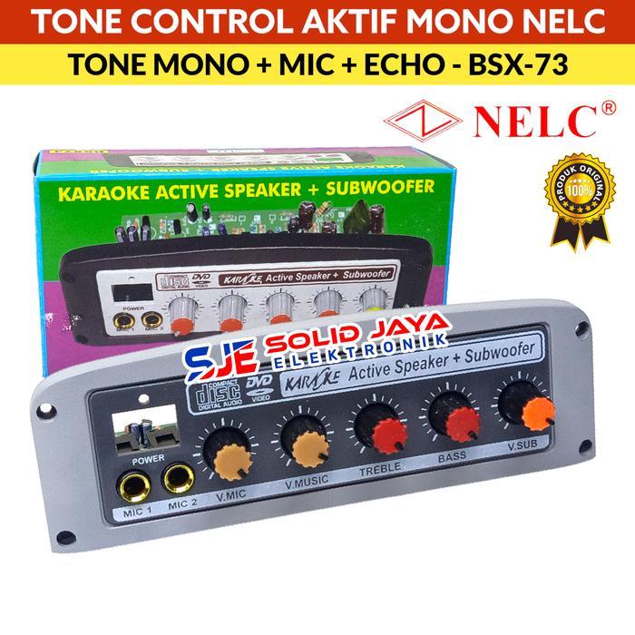 TONE CONTROL AKTIF MONO PLUS SUBWOOFER AKTIVE NELC BSX73 BSX-73 BSX 73