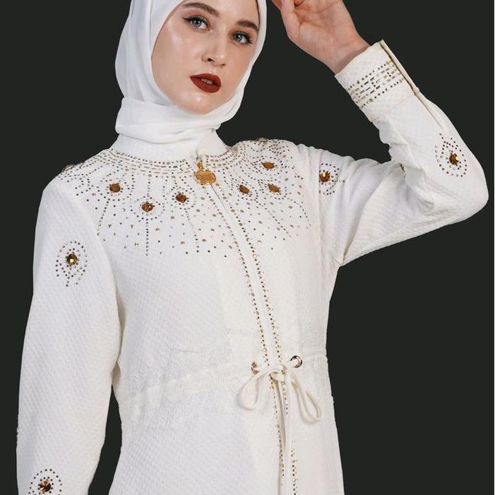 Abaya Hikmat A6364 Hitam Dengan Scraft