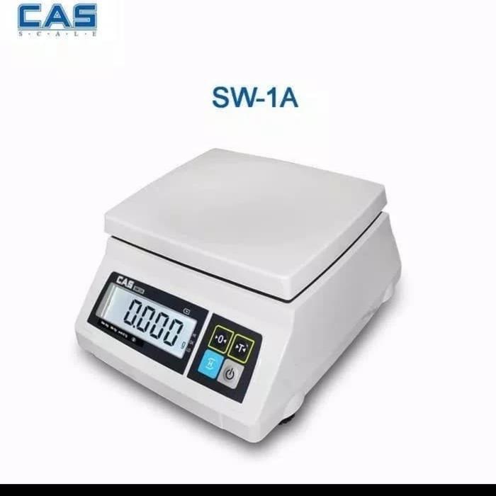 TIMBANGAN Digital DAPUR kapasitas 30 kg x 1gram / timbangan meja 30kg / timbangan DIGITAL CAS SW-1A