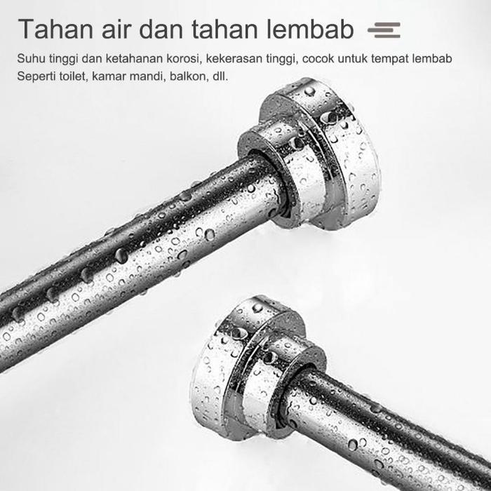 Tiang Jemuran Bahan Stainless Steel Tiang Fleksible