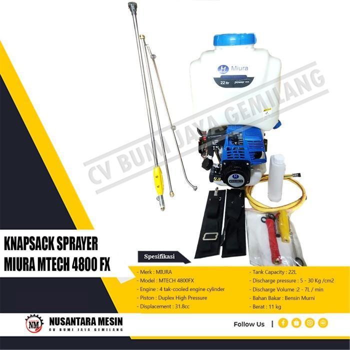 MESIN SEMPROT HAMA MIURA MTECH 4800FX 4TAK