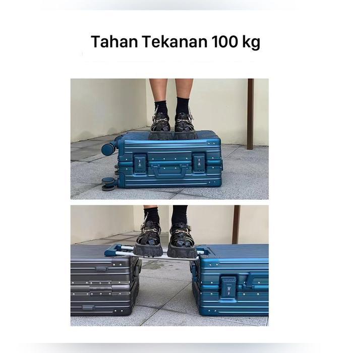 Promo Roaming Koper A055 Kabin Size 20 Inch Sd Bagasi Size 28 Inch Alumunium Frame Tsa Lock 4 Roda
