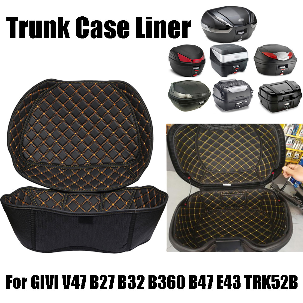 For GIVI B27 B32 B360 B47 E43 V47 V 47 TRK52B TRK 52B Rear Seat Tail Trunk Case Liner Pad Luggage Bo