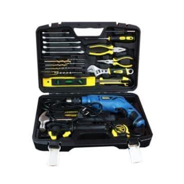 KRISBOW SET BOR LISTRIK / IMPACT DRILL SET 37 TOOLS