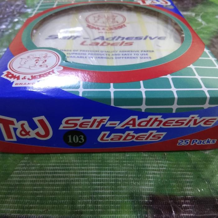 "New" Stiker Label - Label Sticker Undangan Tom & Jerry 103