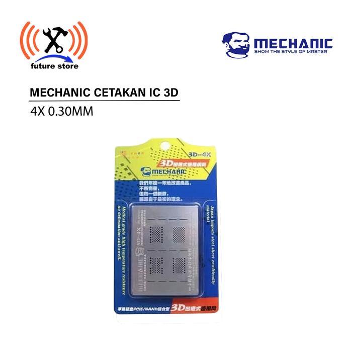 CETAKAN IC 3D MECHANIC 4X 0.30MM PCIE/NAND FOR IPHONE/IPAD ORIGINAL