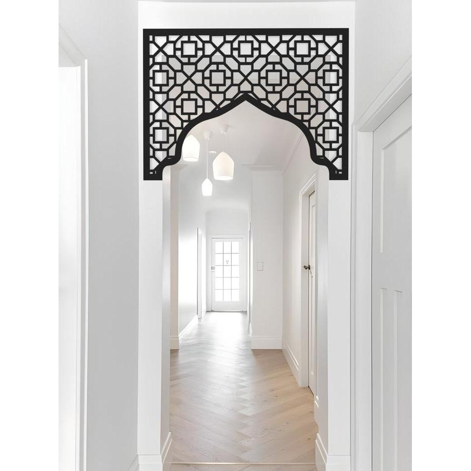 Hiasan Ornamen Pintu Mushola Rumah Krawangan Pintu Mushola V2