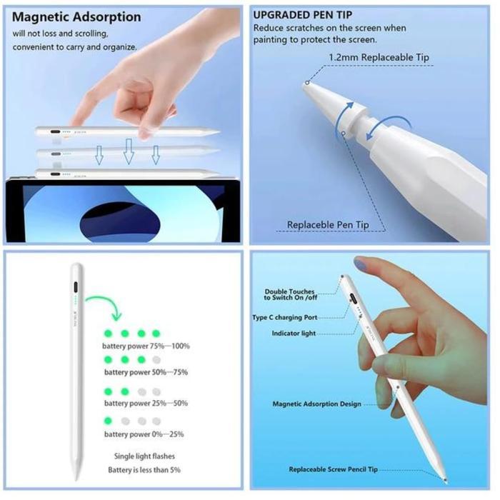 UNIVERSAL STYLUS PEN ACTIVE FOR TABLET, ANDROID, SAMSUNG, XIAOMI, OPPO