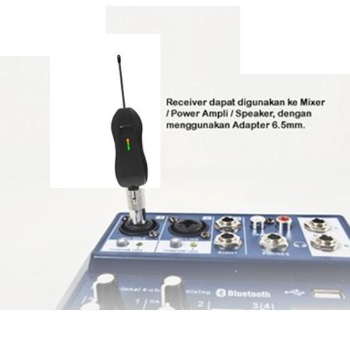 MIC WIRELESS CLIP ON UHF PRANK VLOG UNTUK SMARTPHONE DSLR