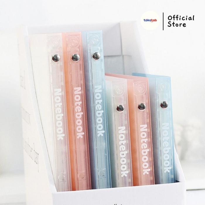 Binder Notebook Binder Kuliah Ukuran A5 B5 Notebook Aesthetic Pastel Loose Leaf Binder Sekolah
