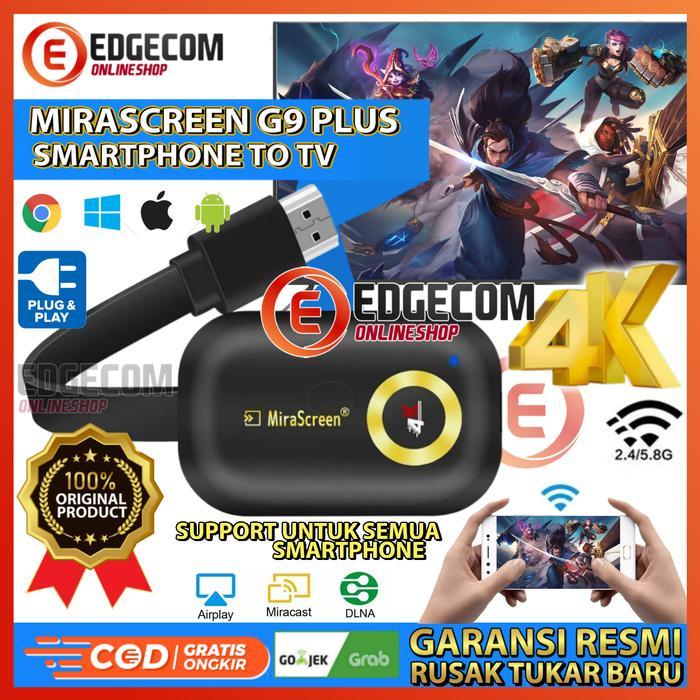 Mirascreen G9 Plus 5G+2,4G 4K Hdmi Wireless Display Dongle