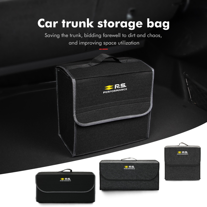 Car Trunk Multiuse Tools Stowing Tidying Folding Storage Bag For Renaul Clio Arkana Captur Twingo Ta