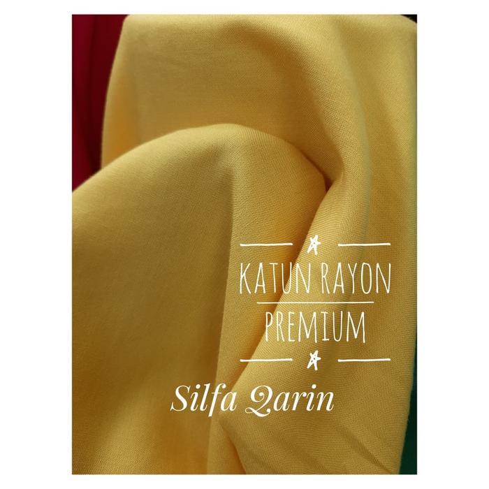 Kain Katun Rayon Premium _ Bahan Katun Rayon Polos Premium