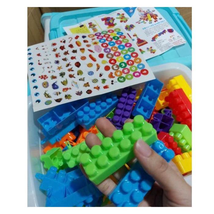 MAINAN BALOK SUSUN UKURAN BESAR MAINAN LEGO BLOCK BRICK BALOK PREMIUM