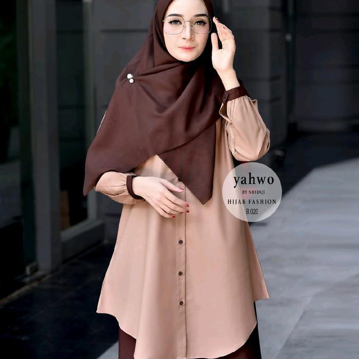 SETELAN PRAMUKA TUA WANITA/ONE SET TERLARIS/SERAGAM GURU PRAMUKA TERBARU/KATUN TOYOBO MUSLIM DEWASA