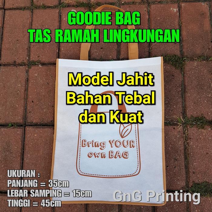 Goodie Bag / Goody / Spunbond / Tas Kain / Kantong Kain/ 35x15x45