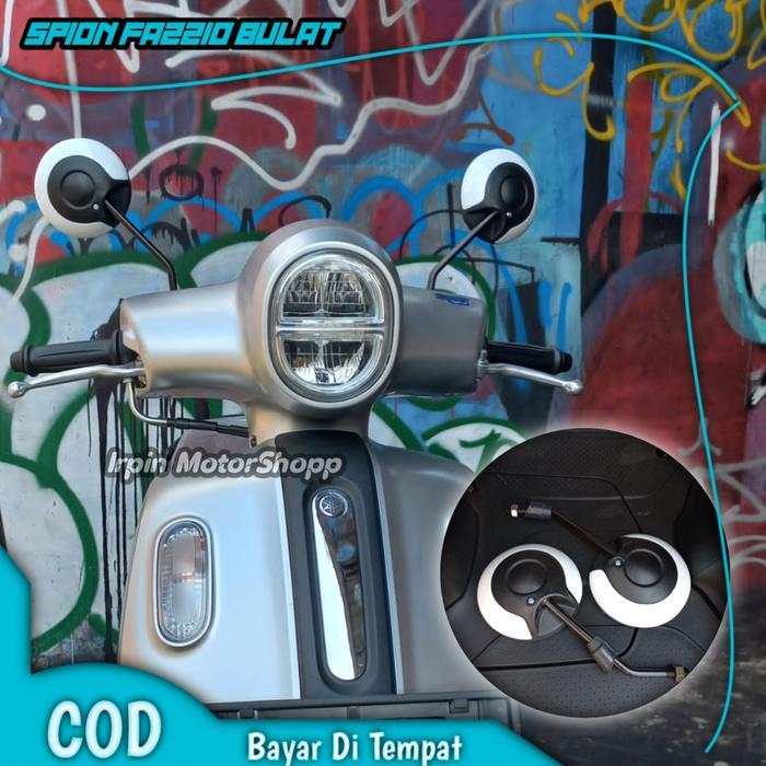 Spion Yamaha Fazzio Bulat Spion Bulat Fazzio Model Classic Vespa