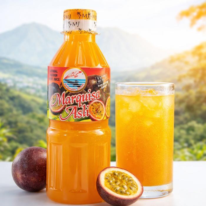 Sirup Markisa Asli Brastagi Medan - 1000 Ml (100% Gula Murni)