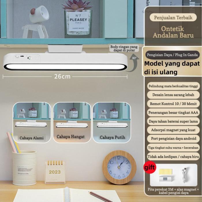 Philips - Lampu Belajar Led Magnetic Multifungsi Lampu Meja Belajar Lampu Lemari Lampu Tombol Sensor