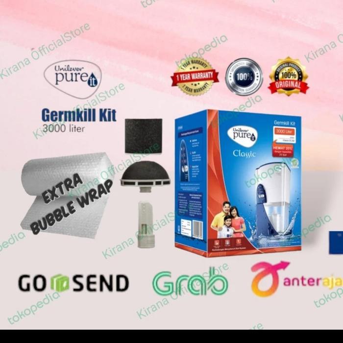 Pure It Unilever Germ Kill Filter 3000 Liter For Classic 9 & 23 Liter