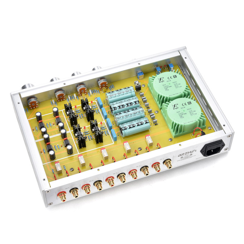 HIFI Stage Amplifier Tone tune Audio Home preamplifier FV-2020 OP AMP preamp LME49710 JRC5534 AD797