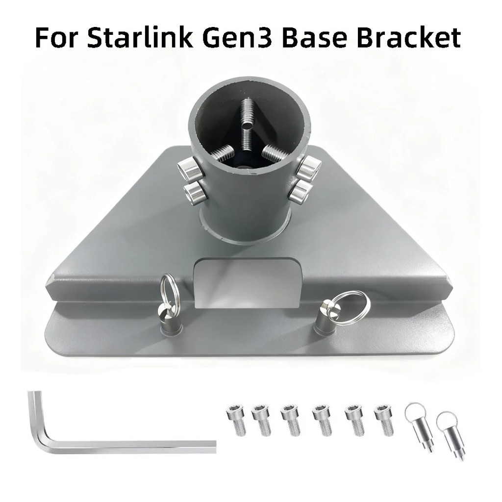 Starlink Gen3 Mounting Adapter, Starlink V3 Pipe Adapter, Pole Mounting Kit Compatible with STARLINK