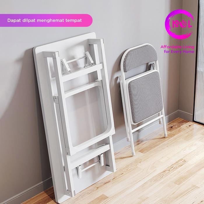 [POL] COD Meja Lipat Stainless Estetik Coffee Table Meja Estetik Nordic Meja IKEA