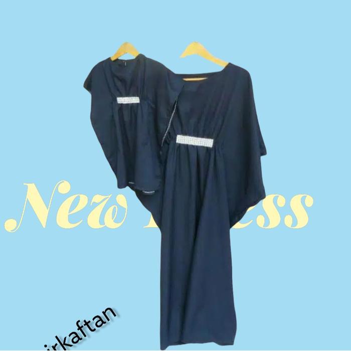 zeni kaftan lebaran couple ibu dan anak 2026 baju kaftan terbaru couple polos mewah