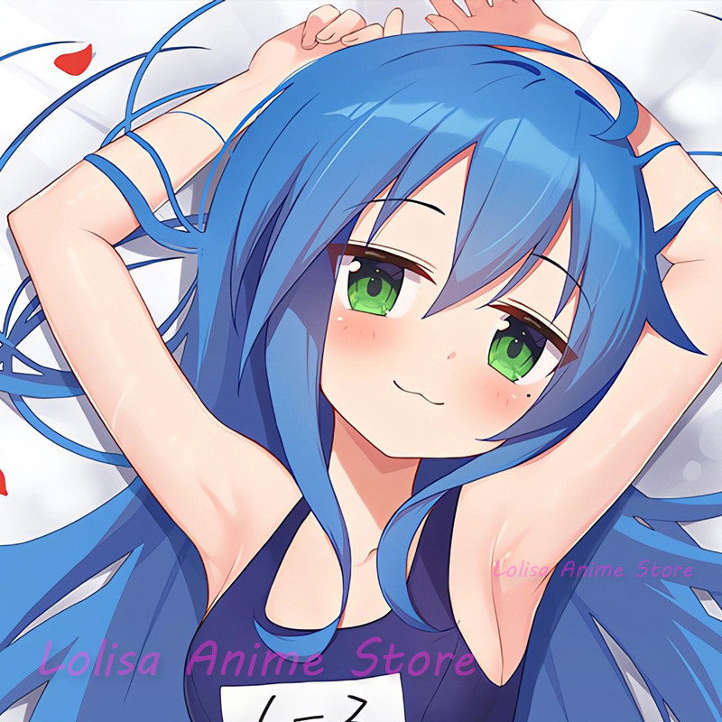 Dakimakura Konata Izumi Anime Body Pillow Cover Double Sided Print Life Size Pillowcase Gifts
