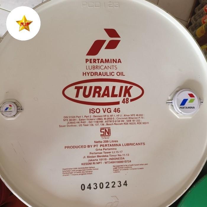 OLI HIDROLIK ITURALIK 48 ISO VG 46, TURALIK 43 ISO VG 32,OLI HIDROLIK 46,OLI HIDROLIK 32 ECERAN