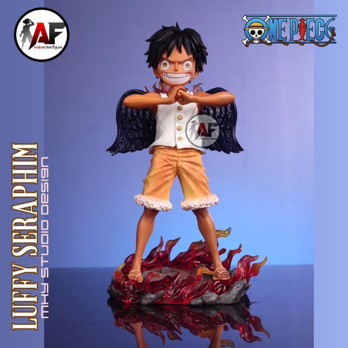 Action Figure One Piece Boa Hancock Jinbe, Mihawk, Luffy Seraphim S-Snake CJG MHY Design Recast Top